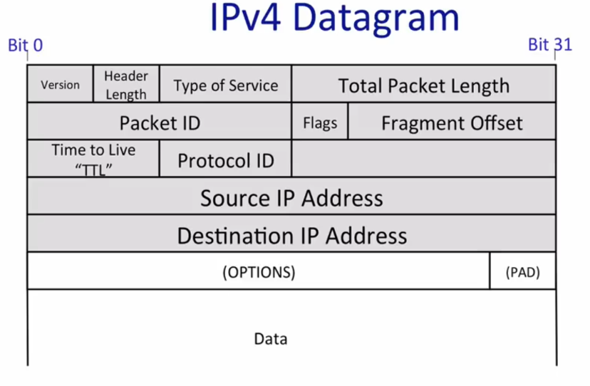 IPV4 数据报